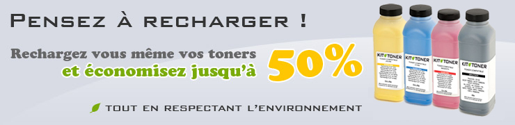 Recharge Toner : Rechargez l'encre de votre imprimante
