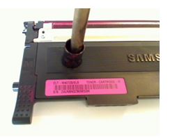 Recharge toner Samsung CLP320, CLP325, CLX3185 avec outil de perçage