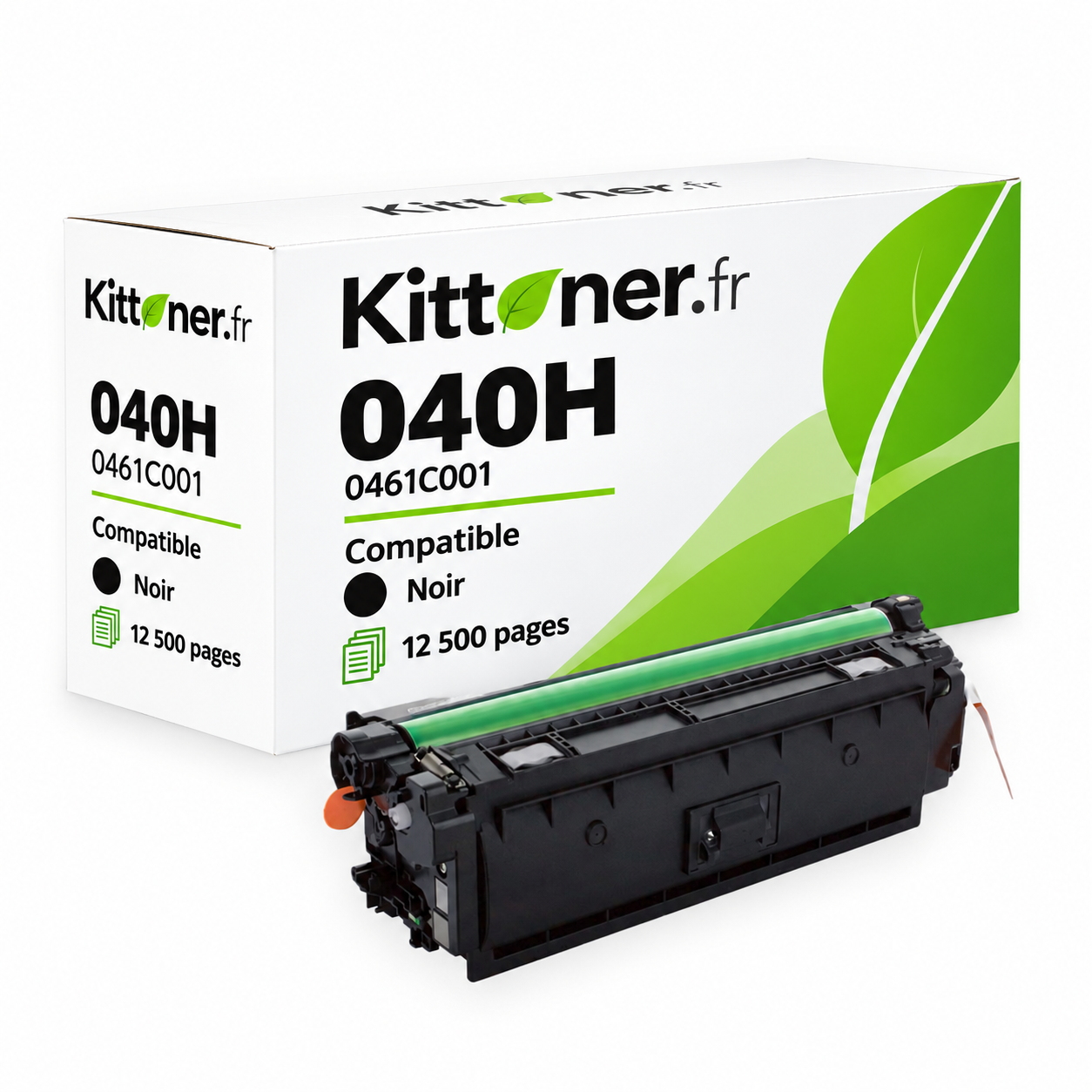 Canon 040H - Toner compatible noir, 12500 pages