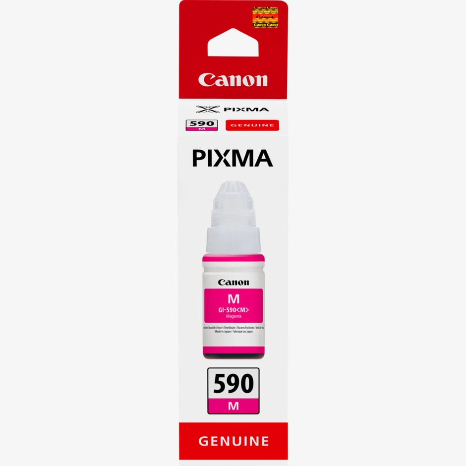 Canon GI-590M - Encre magenta originale en bouteille, 70 ml
