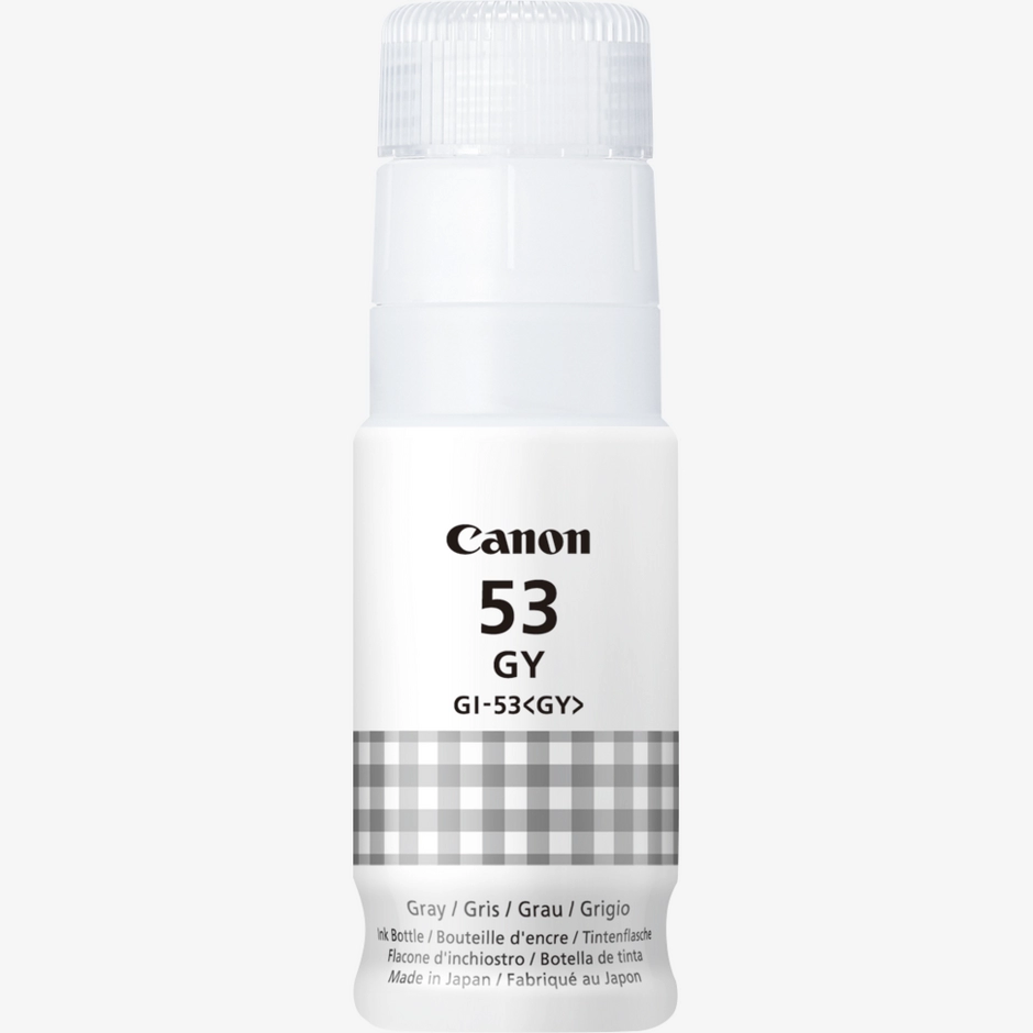 Canon GI-53GY - Bouteille d’encre grise d’origine, 60 ml