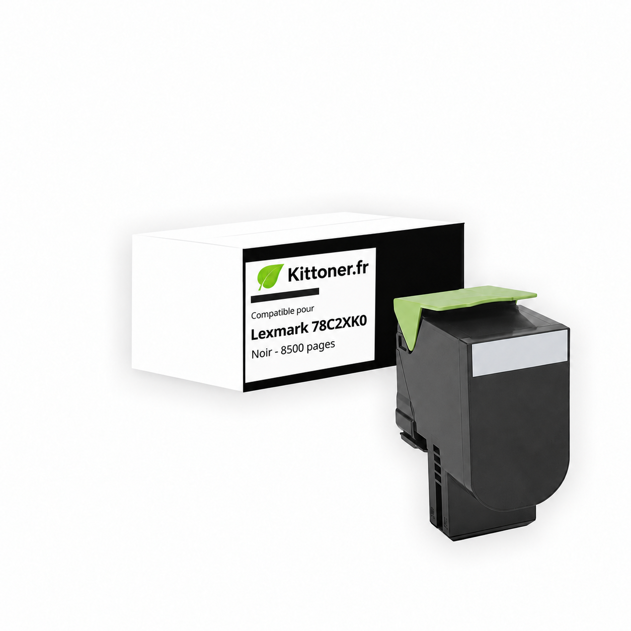 Lexmark 78C2XK0 - Toner compatible noir, 8500 pages