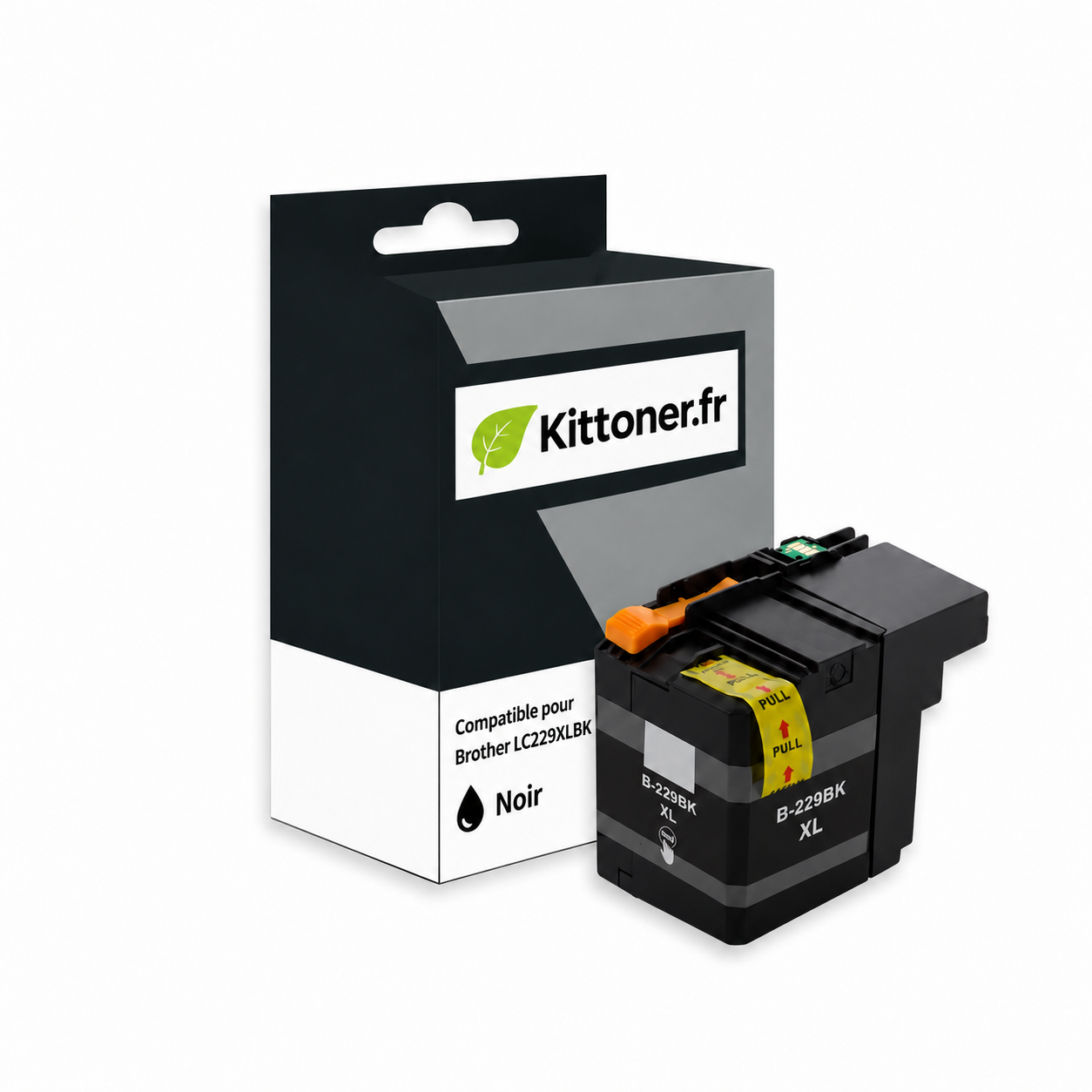 Brother LC229XLBK - Cartouche compatible noire, 2 400 pages