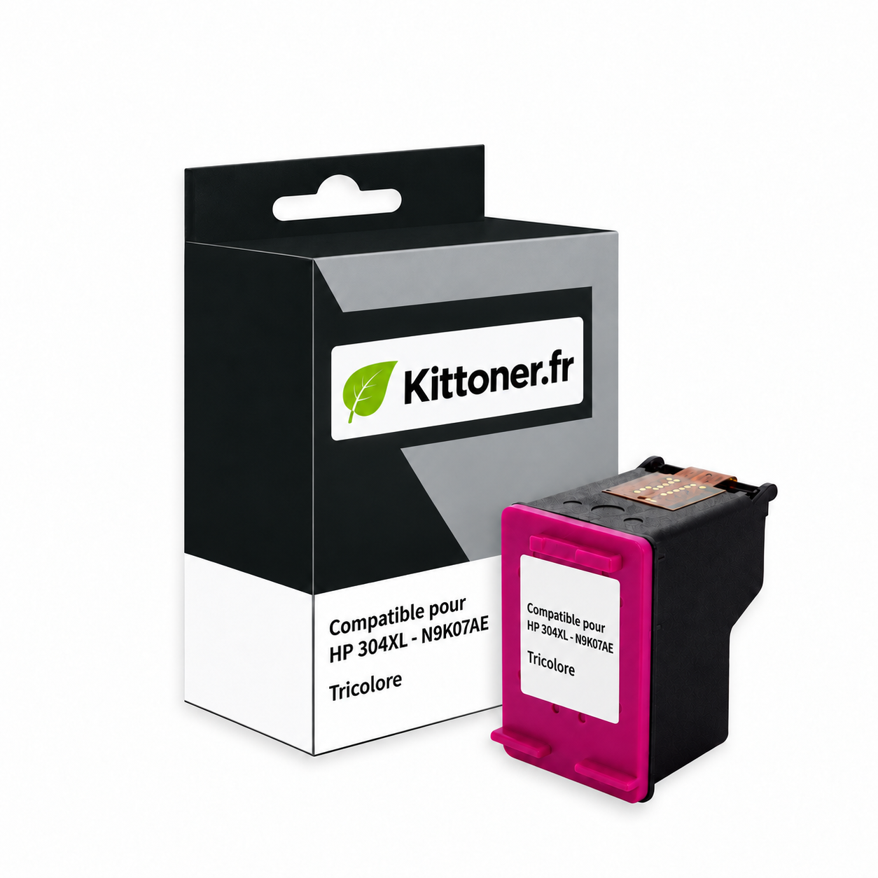 HP 304XL - Cartouche compatible trois couleurs, 19 ml, 700 pages
