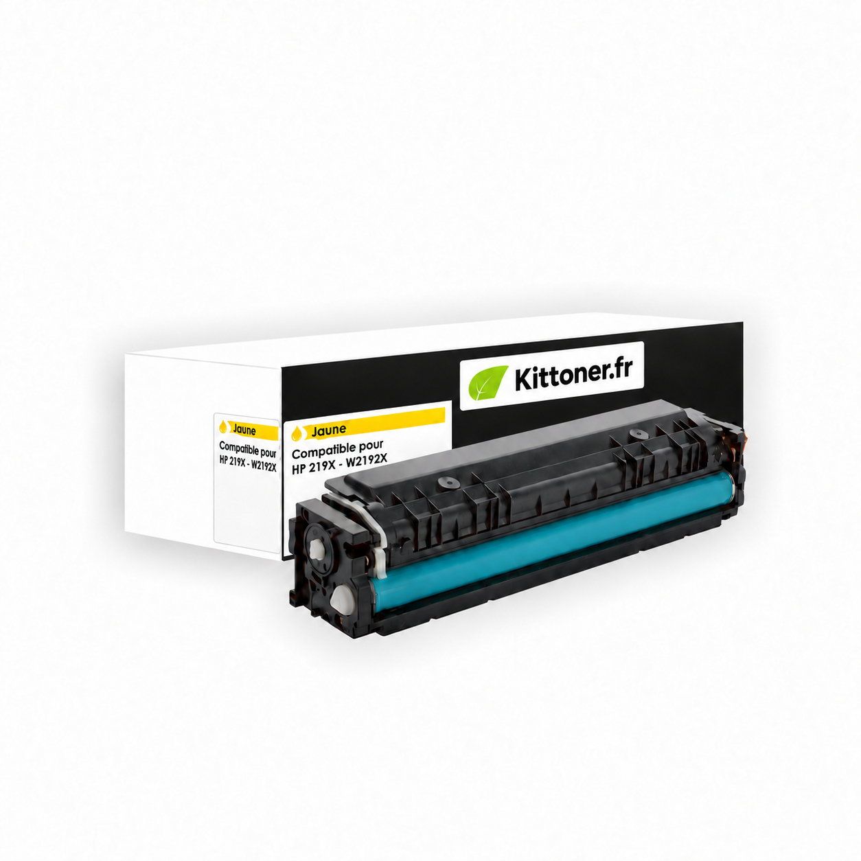 HP 219X W2192X - Toner compatible jaune XL, 2 500 pages