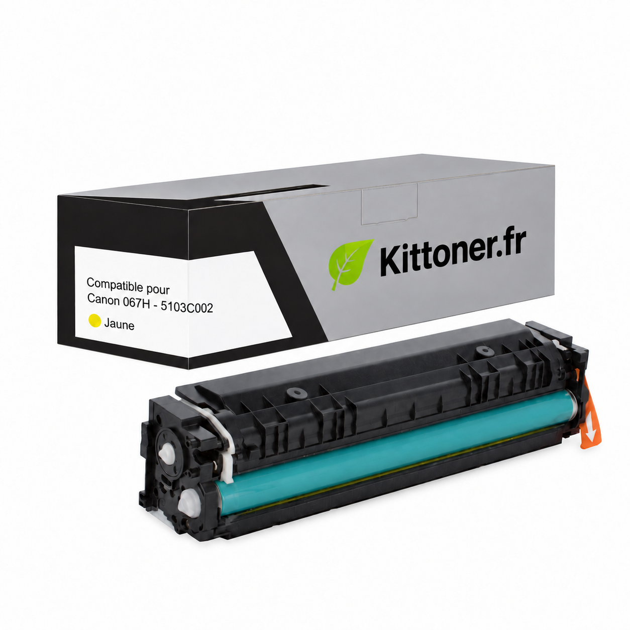 Canon 067H - Toner compatible jaune, 2 350 pages