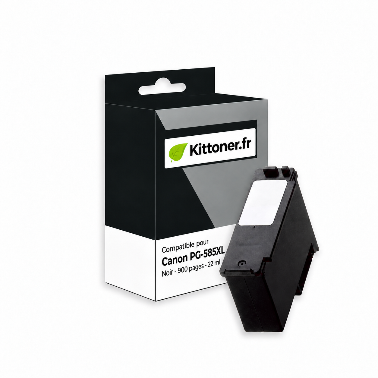 Canon PG-585XL - Cartouche compatible noire, 22 ml, 900 pages