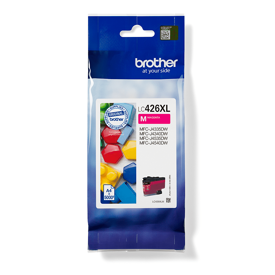 Brother LC426XLM - Cartouche d’encre magenta d’origine XL, 5 000 pages