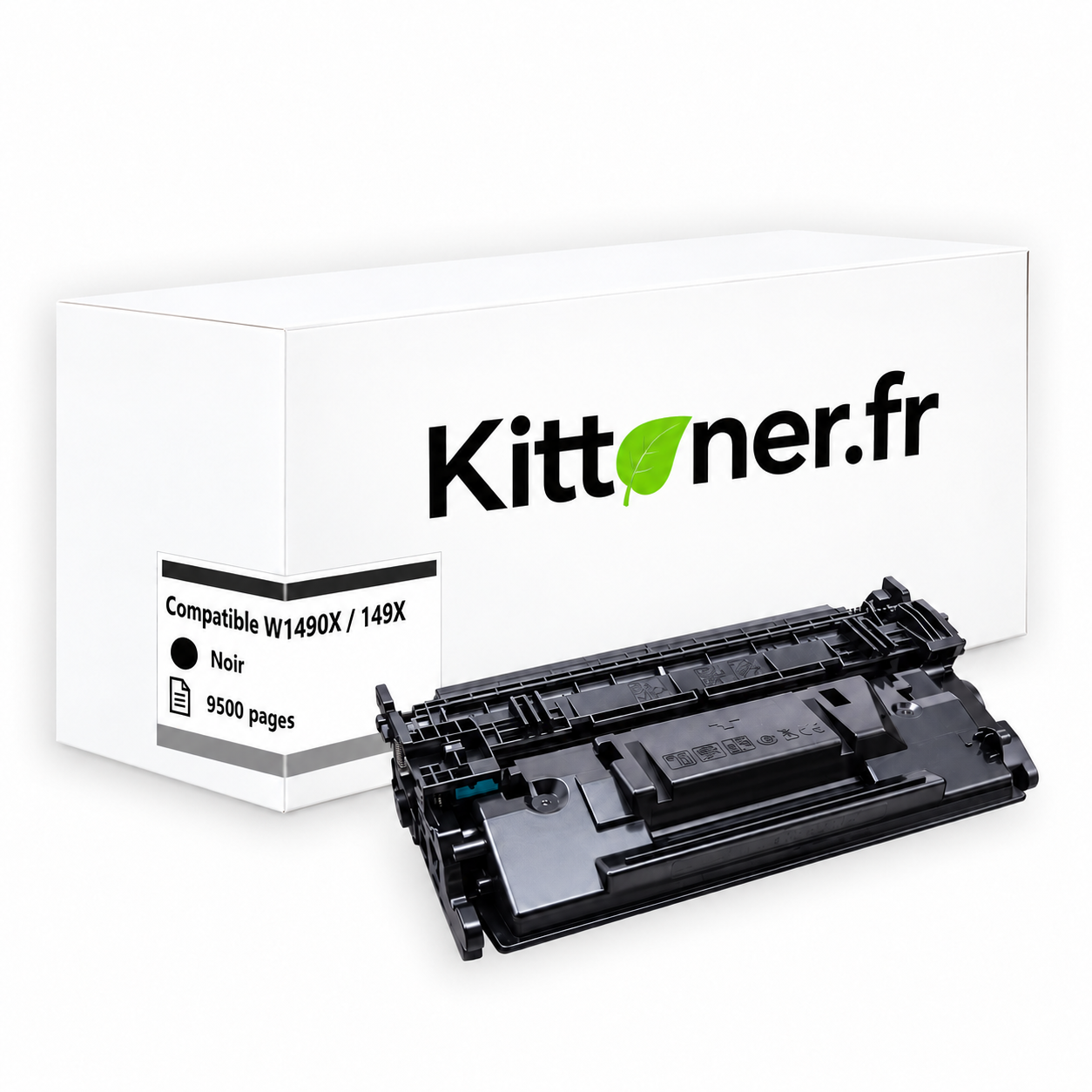 HP 149X W1490X - Toner noir compatible, 9500 pages