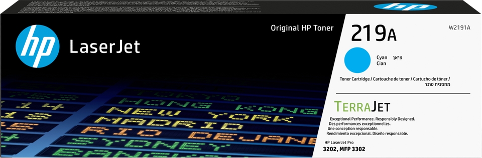 HP 219A W2191A - Toner cyan original standard, 1 200 pages