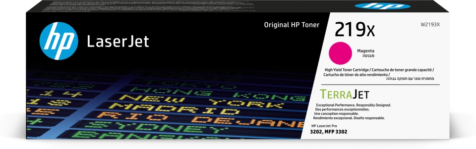 HP 219X W2193X - Toner magenta original XL, 2 500 pages