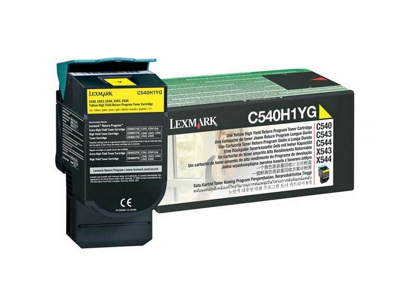 Lexmark 0C540H1YG - Cartouche toner jaune originale xl
