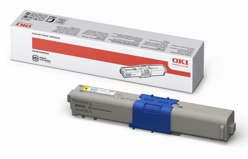 Oki 44469704 - Cartouche de toner jaune d'origine