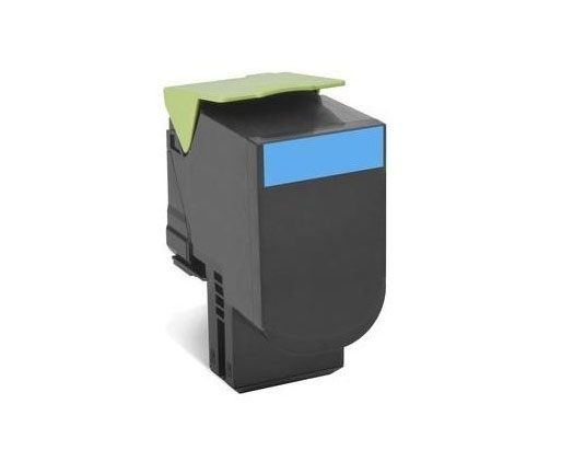 Lexmark 80C2SC0 - Toner cyan de marque