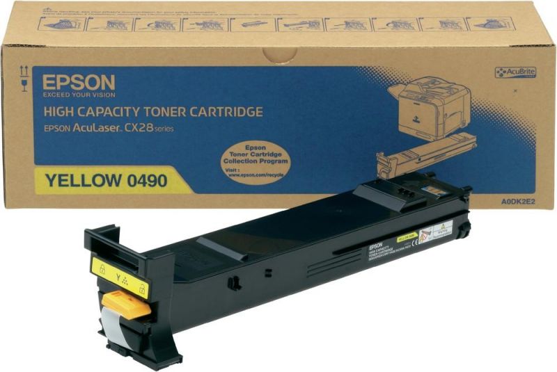 Epson S050490 - Cartouche toner jaune d'origine
