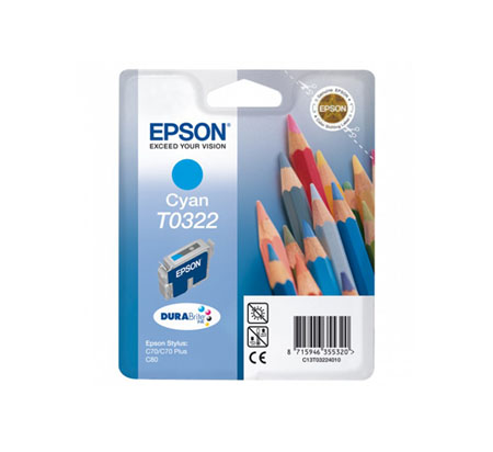 Epson C13T032240 - Cartouche d'encre cyan de marque T032240