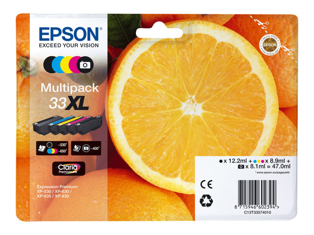 Epson C13T33574010 - Multipack 33XL cartouches originales