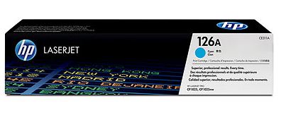HP CE311A - Cartouche de toner d'origine cyan 126A