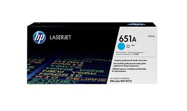 HP CE341A - Toner HP cyan d'origine 651A