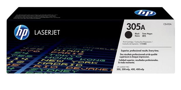 HP CE410A - Cartouche de toner noir d'origine 305A