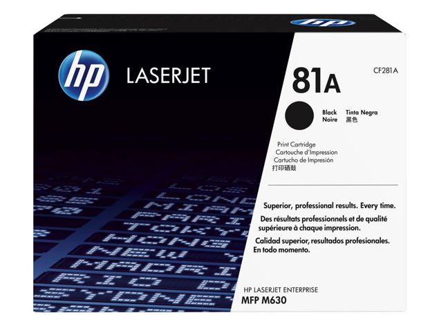 Cartouche HP CF281A - Toner noir de marque 81A