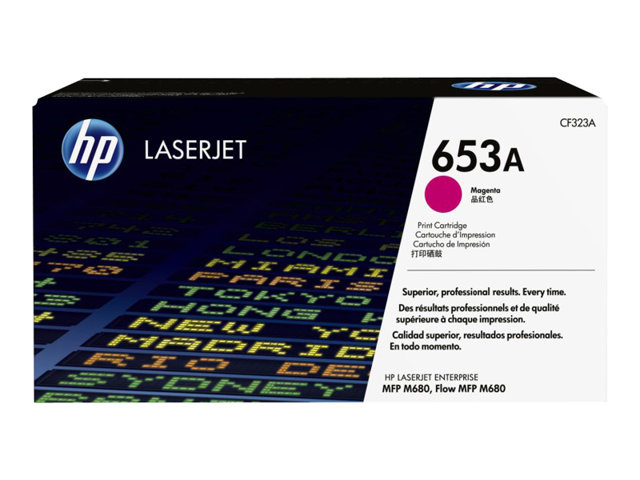HP CF323A - Cartouche de toner magenta d'origine 653A