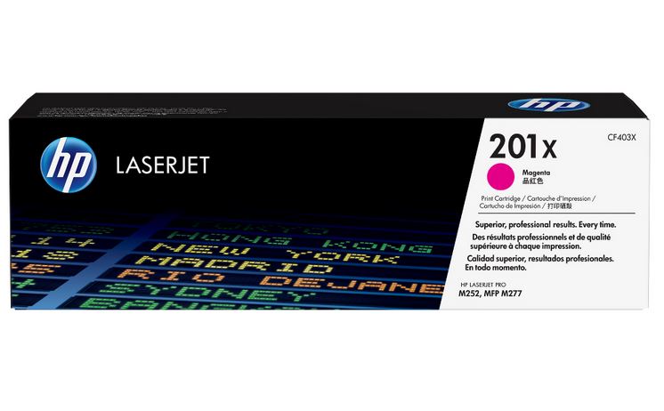 HP CF403X - Toner magenta de marque 201X