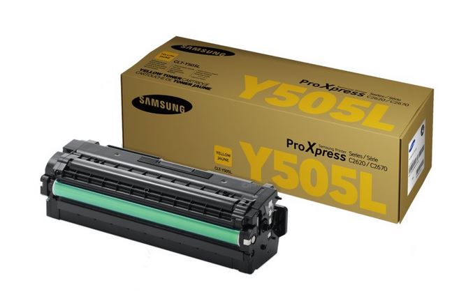 Samsung CLTY505L - Cartouche toner d'origine jaune