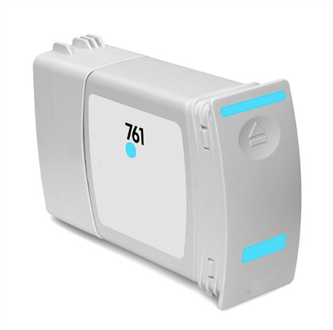 HP CM994A / 761 - Cartouche d'encre Cyan Remanufacturé