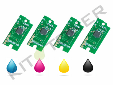 Epson S050613, S050611, S050612, S050614 - Puce de réinitialisation compatible