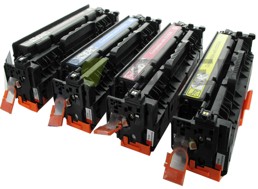 HP CC530A, CC533A, CC532A, CC531A - Pack de 4 toners compatibles 4 couleurs 304A