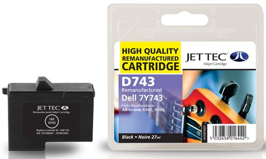 Dell 59210043 - Cartouche d'encre compatible noire X0502