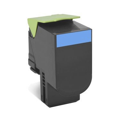 Lexmark 80C2HC0 - Cartouche toner compatible cyan