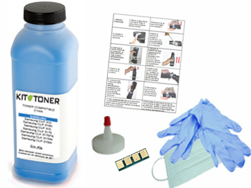 Dell 59310494 - Kit de recharge toner compatible cyan J063K