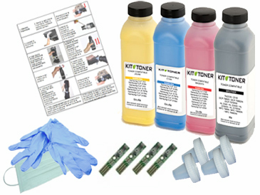 Dell 59311041, 59311037, 59311033, 59311040 - Kit de recharge toner compatible 4 couleurs