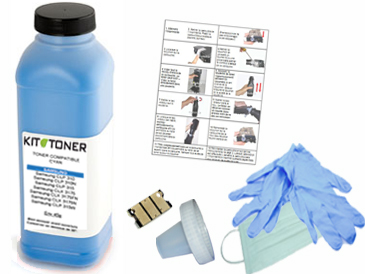 Konica A0DK452 - Kit de recharge toner compatible cyan
