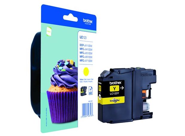 Brother LC123Y - Cartouche d'encre jaune LC123Y