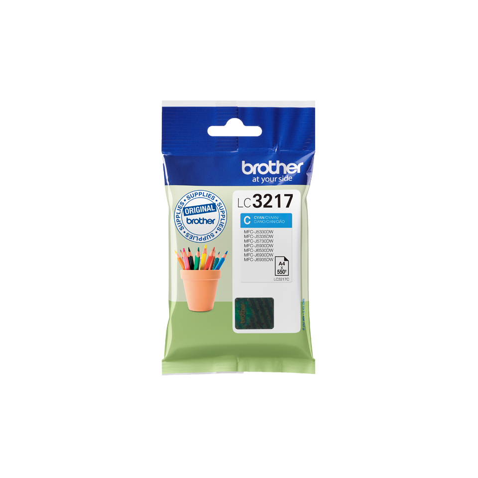 Brother LC3217C - Cartouche d'encre cyan LC3217C