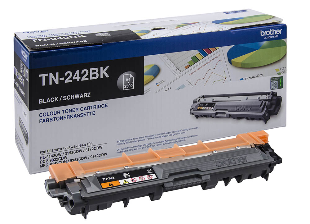 Brother TN242BK - Cartouche de toner noir TN242BK
