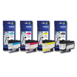 Brother LC3237 - Pack de 4 cartouches d'encre d'origine LC3237