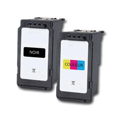 Canon PG545, CL546 - Pack de deux Cartouches encre