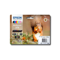 Pack cartouche T3788 noir et couleurs - Pack de 4 cartouches couleur Epson