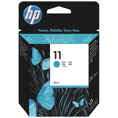 HP C4836AE - Cartouche d'encre cyan d'origine HP n°11
