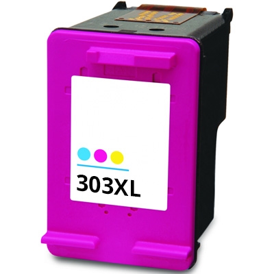 HP T6N03AE - Cartouche d'encre couleurs compatible HP 303XL