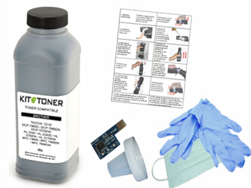 OKI 46471104 - Kit de recharge toner compatible Noir
