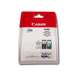 Canon PG560 / CL561 - Multipack encre origine couleurs et noir 3713C006