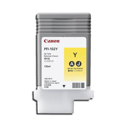 Canon PFI 102Y - Cartouche encre origine jaune PFI 102Y