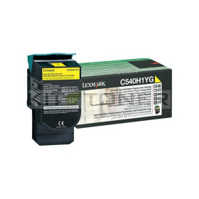 Lexmark 0C540H1YG - Cartouche toner jaune originale xl 