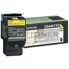 Lexmark 0C544X1YG - Cartouche toner jaune d'origine xxl