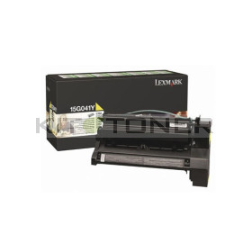 Lexmark 15G041Y - Cartouche de toner jaune original